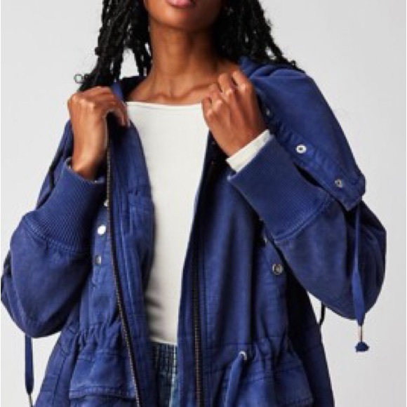 Free People Surplus Future Parka Utility Jacket Size S - Picture 4 of 9